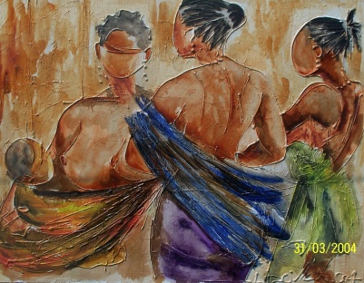 Abidjan-Treichville (2003) 61x80cm�